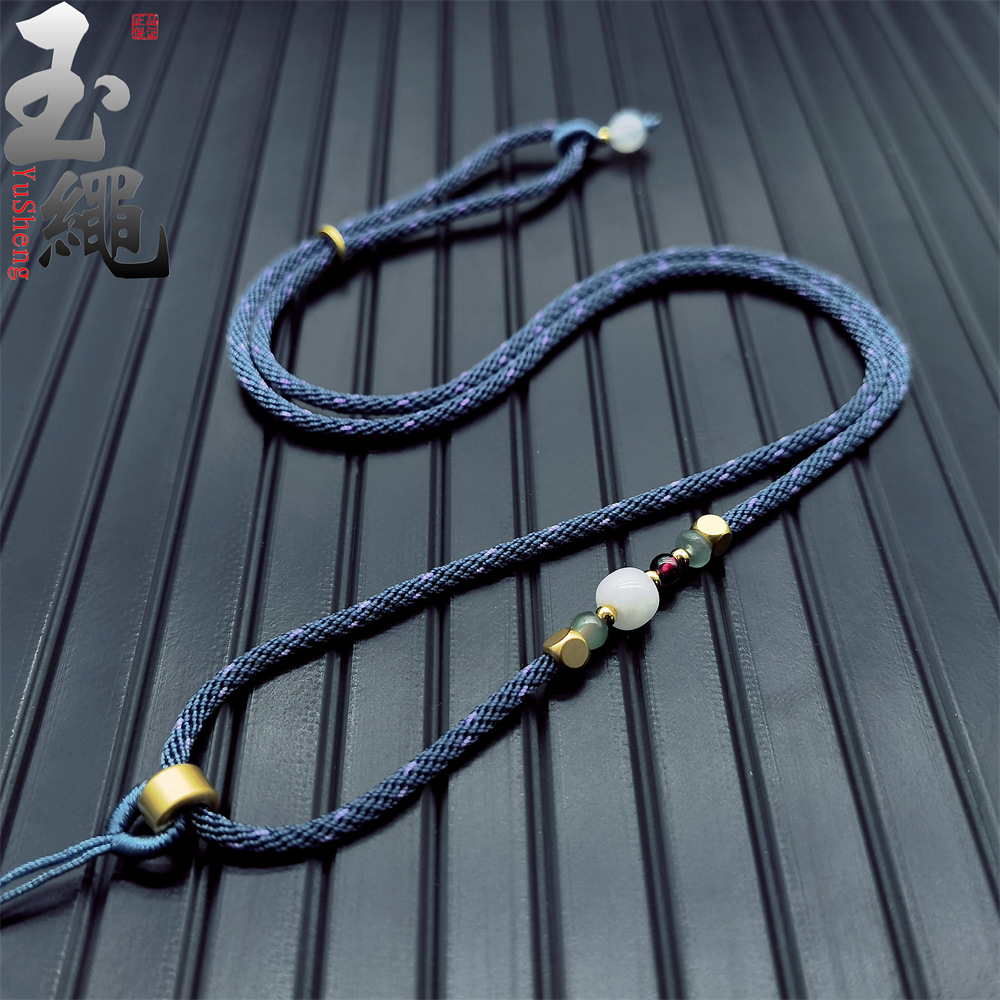 手串水晶彈力繩打結(jié)方法_彈力水晶繩收尾打死扣_水晶彈力繩手串打死結(jié)