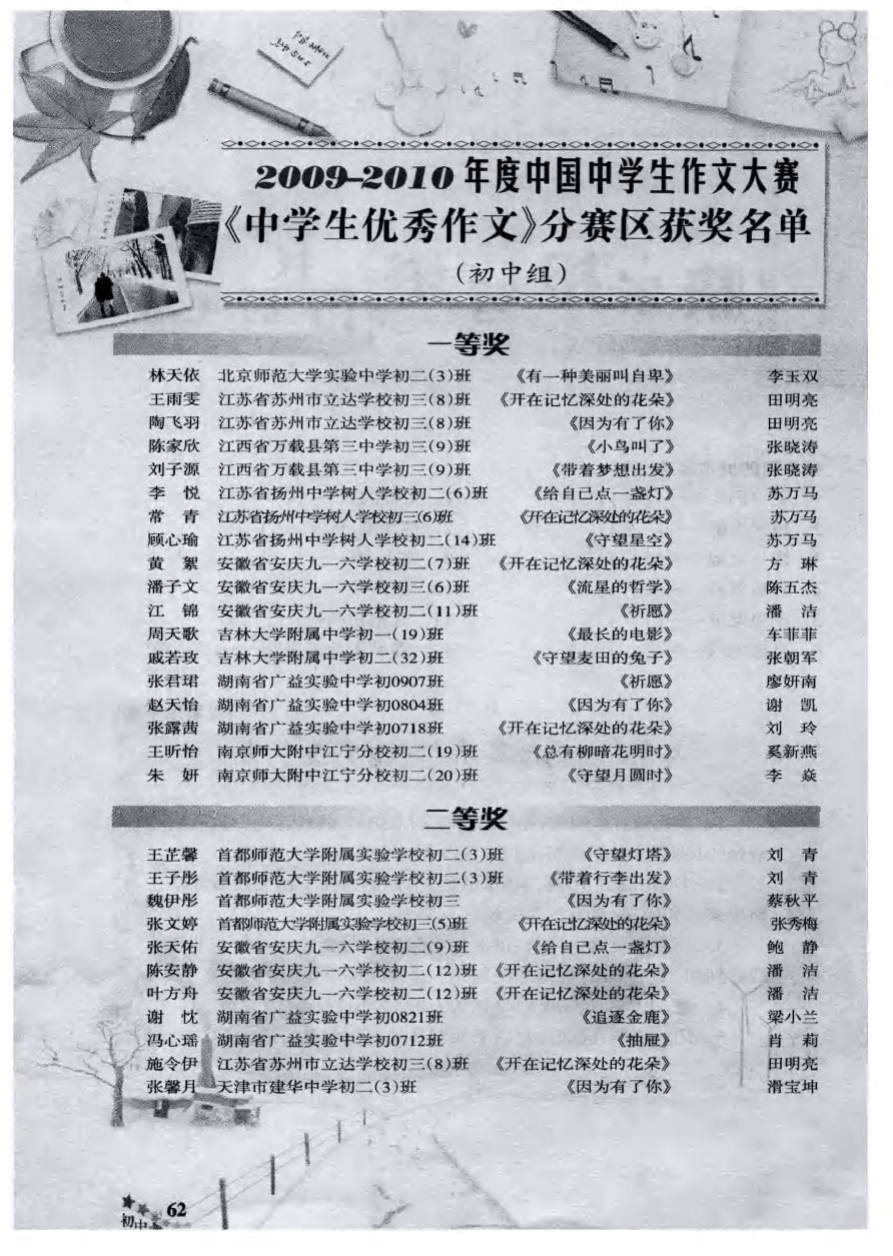 物理競賽獲獎名單_全國大學生物理競賽優秀獎_全國物理競賽一等獎名單大學生