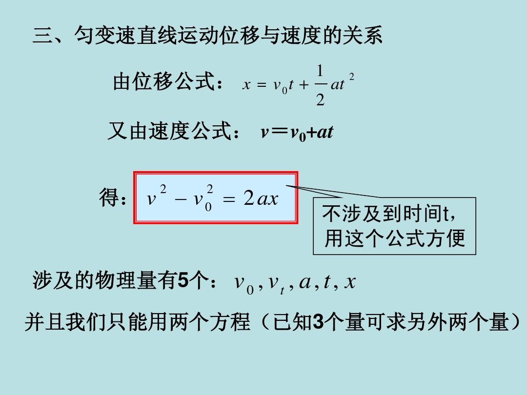 位移公式3個(gè)_位移公式推導(dǎo)過(guò)程_位移公式
