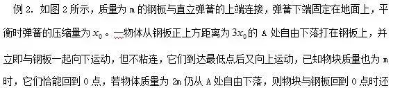 高中物理彈簧內容