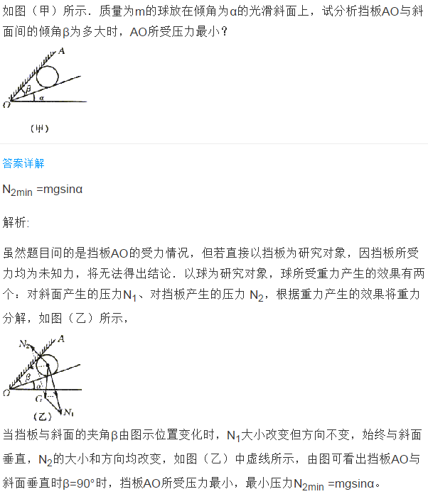 高中物理受力分析