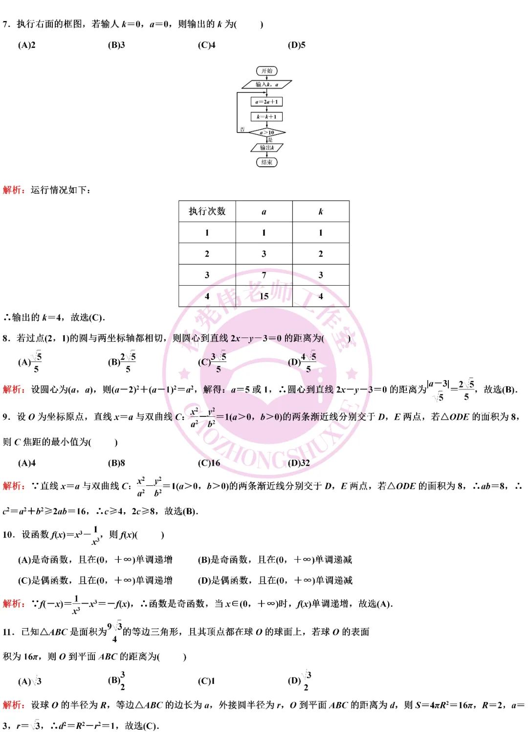高考數學全國二卷