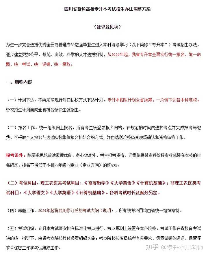 2024年專升本報名時間