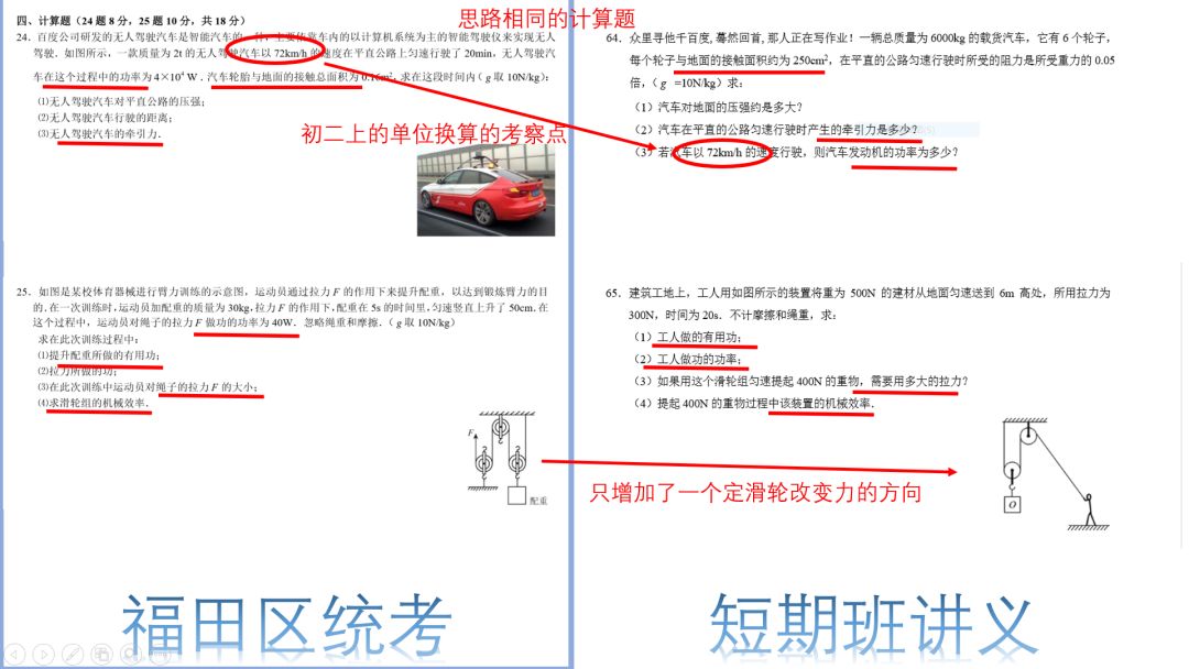 學而思初中物理講義