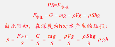 中學八年級物理下（第八章）研究液體壓強