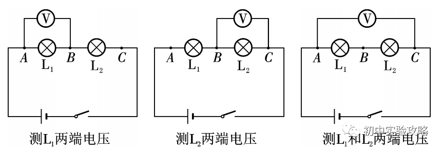 初中物理實驗攻略：第十八講探究串、并聯電路中電壓規律