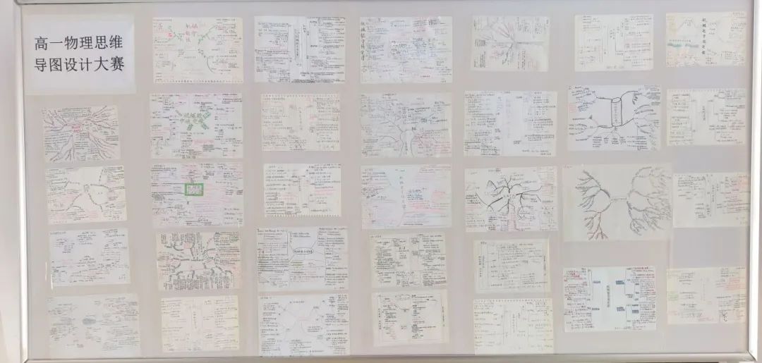 春意盎然，我校高一年級物理思維導圖大賽精彩紛呈