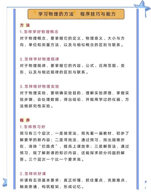 物理競(jìng)賽備戰(zhàn)秘籍：掌握3大核心技巧，讓孩子輕松脫穎而出