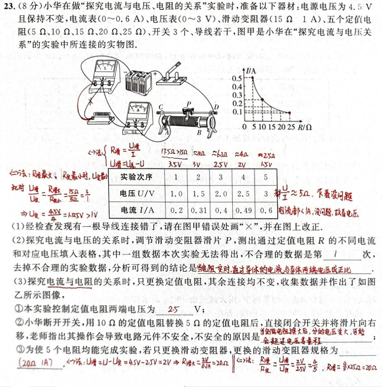 初中生必看！這道電學實驗題三大陷阱，歐姆定律竟如此考驗理解力？