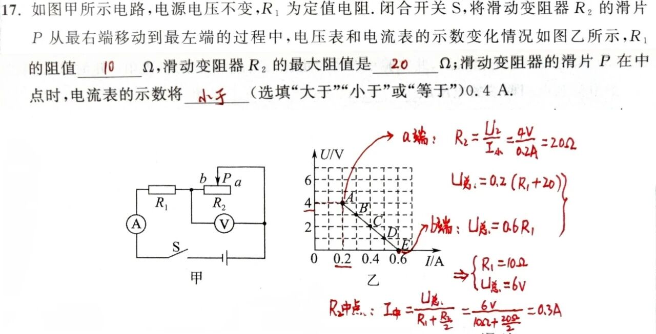 初中物理電流電壓
