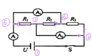 初中物理簡化電路圖