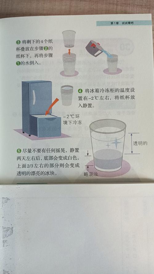 冰物理實驗初中