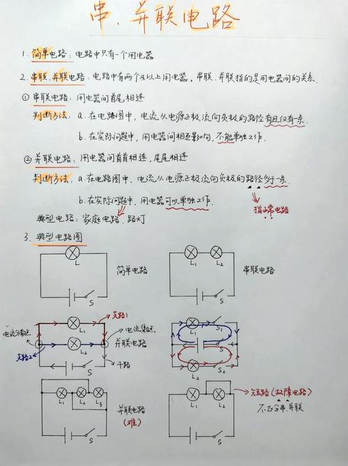 初中物理分析電路