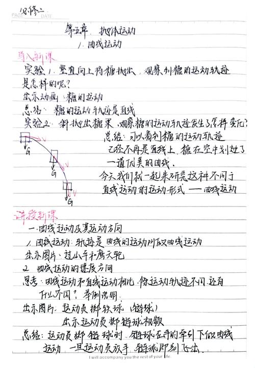 高中物理必修二目錄