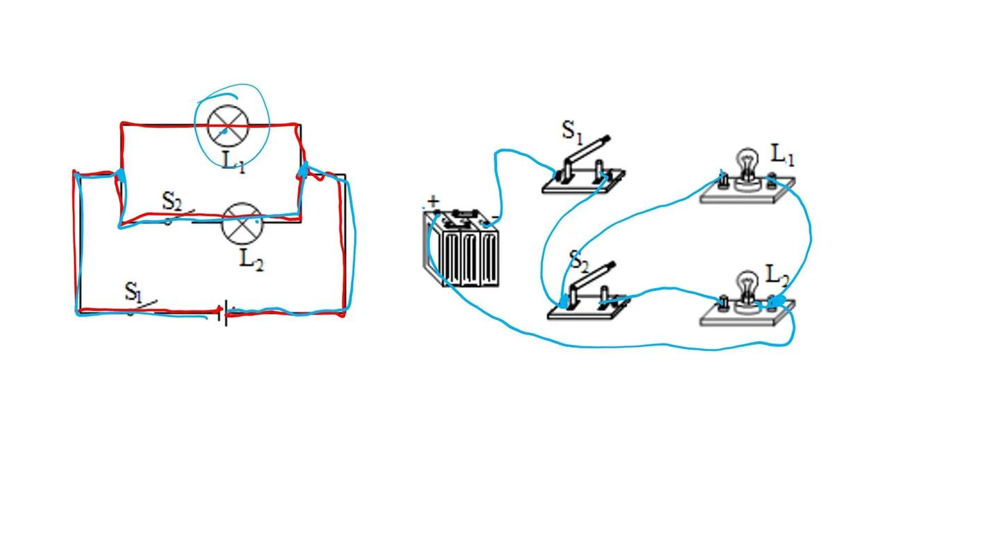 初中物理電路畫圖題