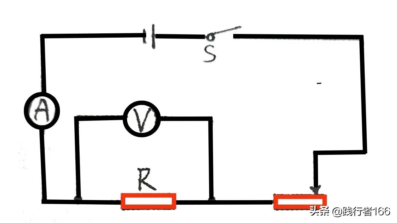 高中物理電池測量電路圖