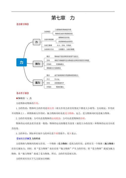 初中物理中勢能的定義解析：重力與彈性勢能的奧秘