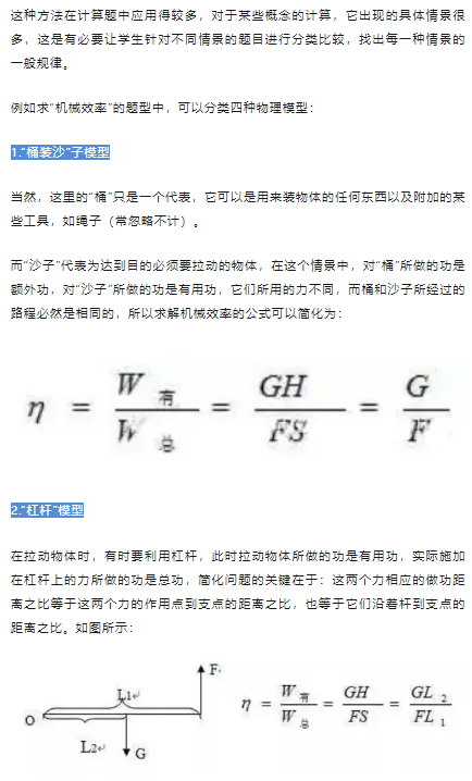 初中物理復習數學