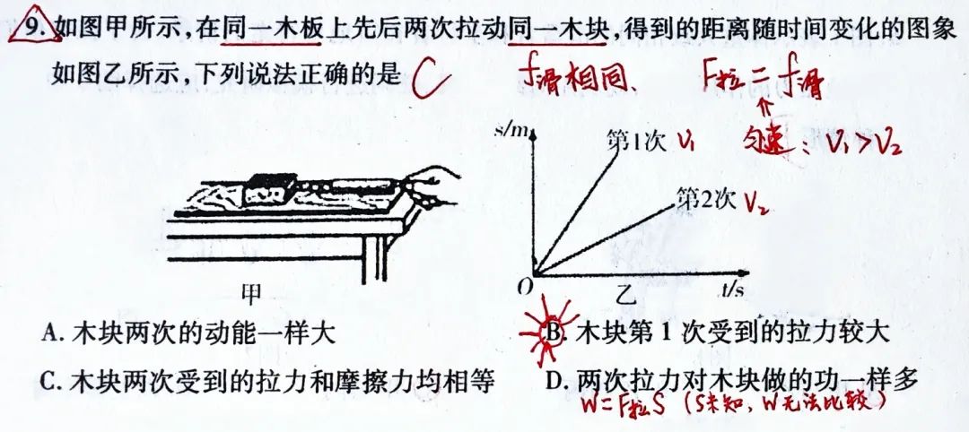 初中物理平衡測(cè)試