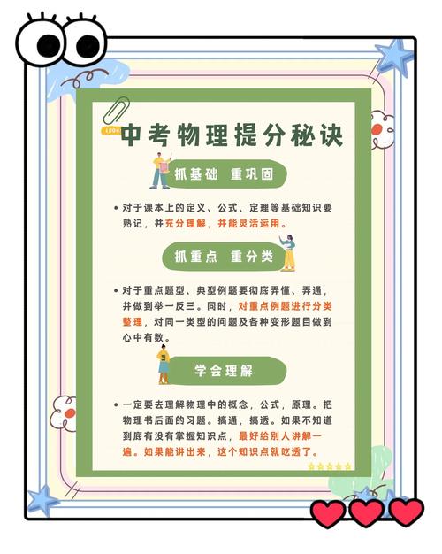 初中物理教材劃重點