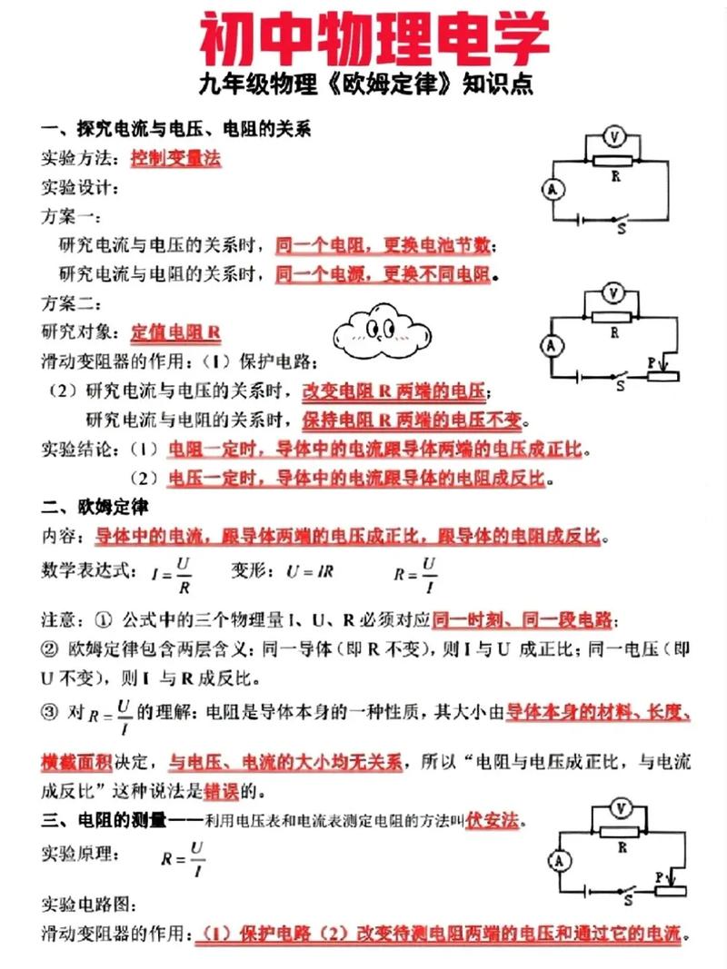 初中物理電學課件大全