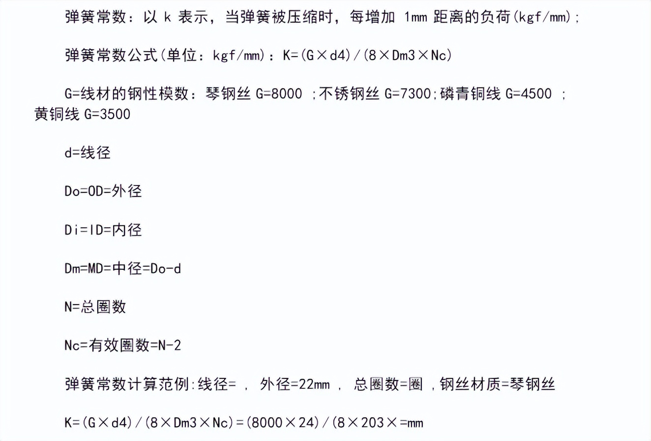 初中物理彈力公式