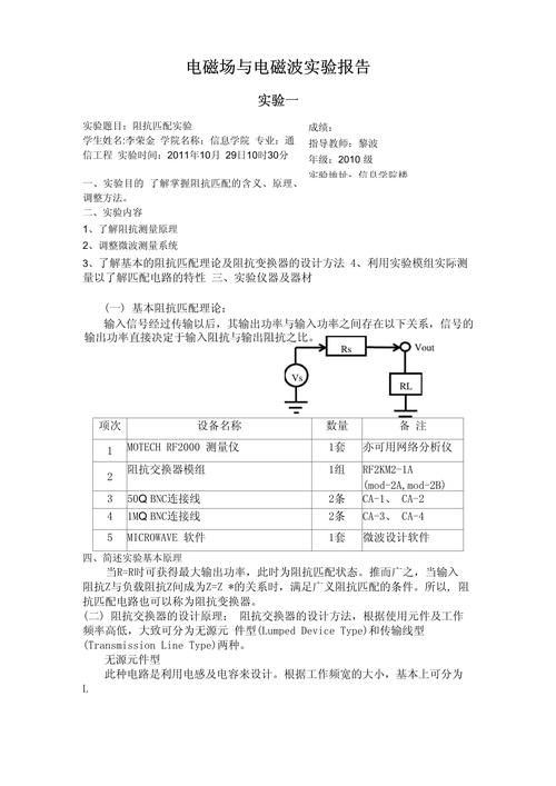 高中物理電磁波實(shí)驗(yàn)報告