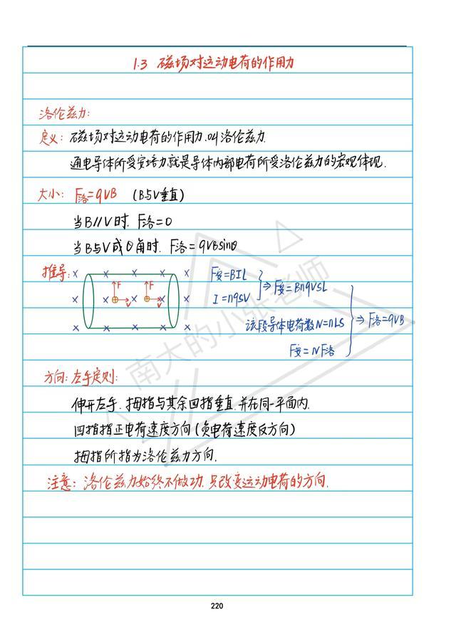 高中物理電磁部分