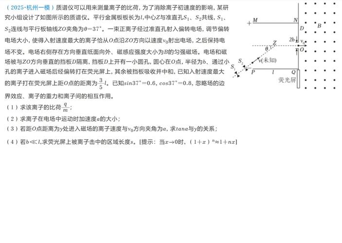 高中物理電磁場大題