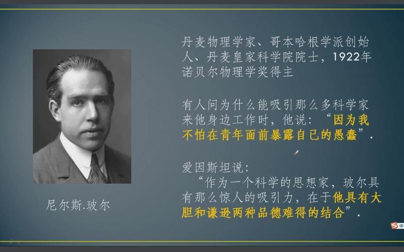 物理學(xué)家波爾簡歷