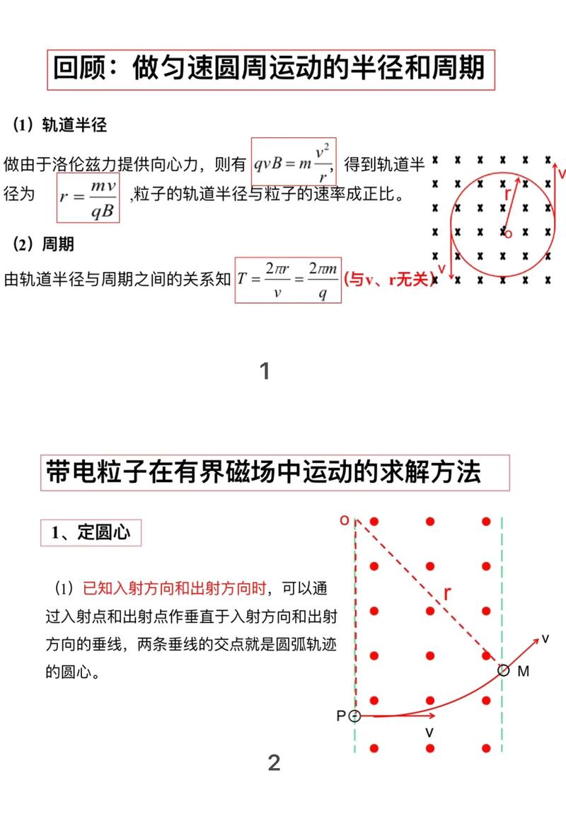 高中物理電磁場軌跡分析