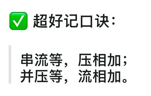 初中物理電路分析方法